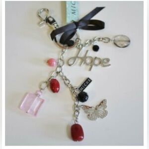 Miche - Red Hope Charm/Key Chain